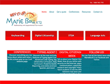 Tablet Screenshot of mariebouk12.com